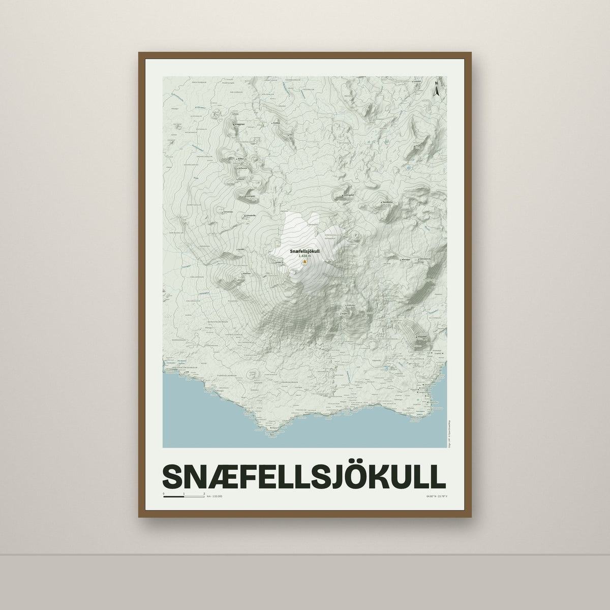 Snæfellsjökull – Mosi, okkurgulur