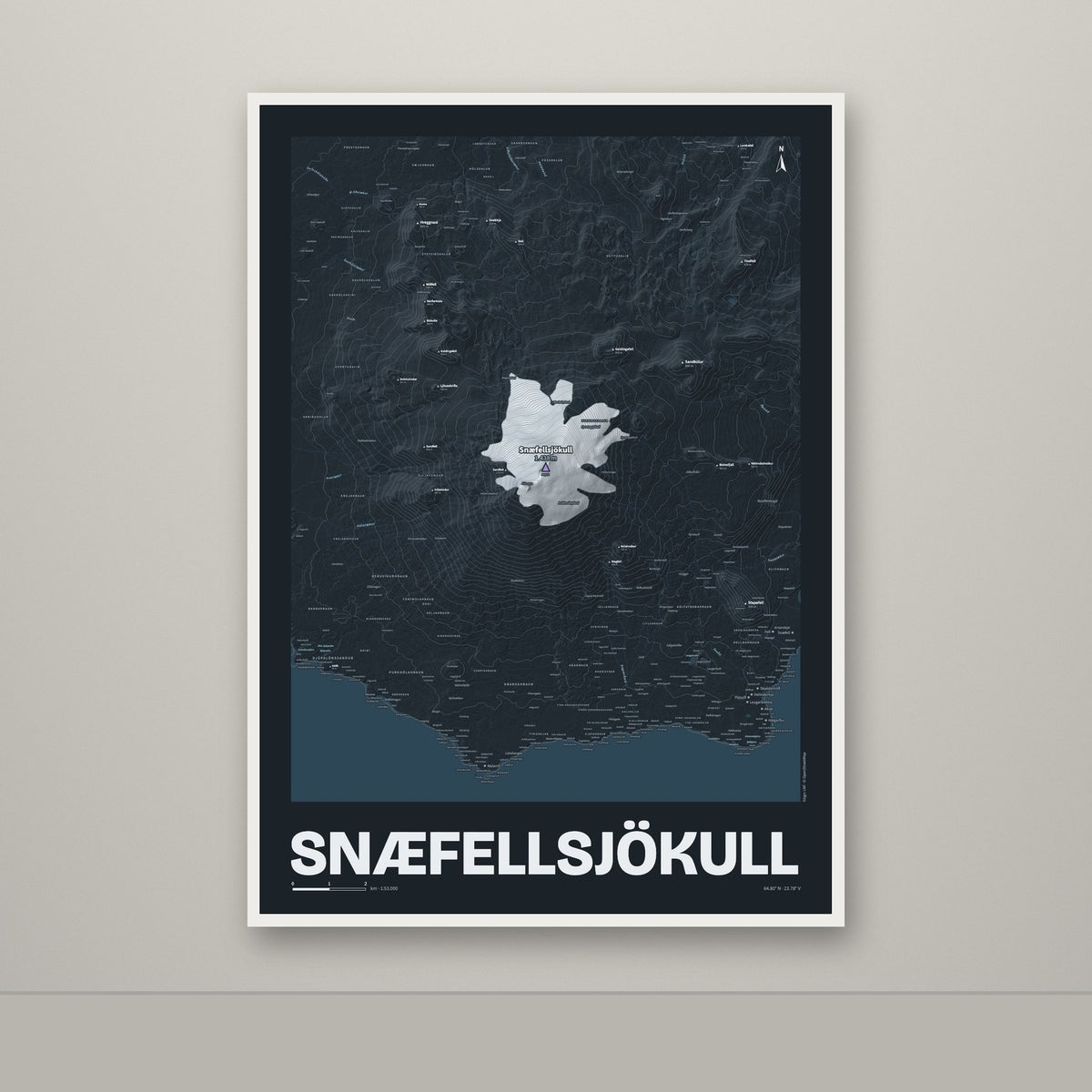 Snæfellsjökull – Nótt, lúpínufjólublár
