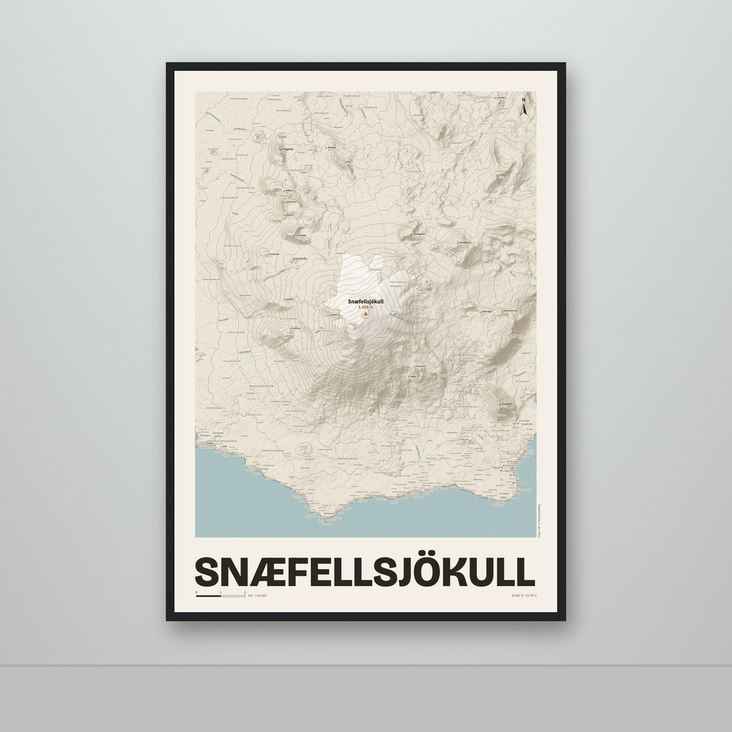 Snæfellsjökull – Sandur, okkurgulur