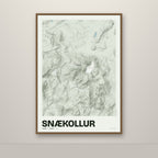 Snækollur – Mosi, blár