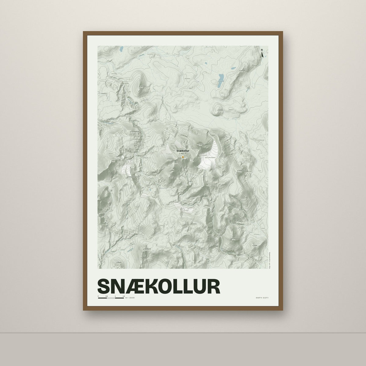 Snækollur – Mosi, okkurgulur