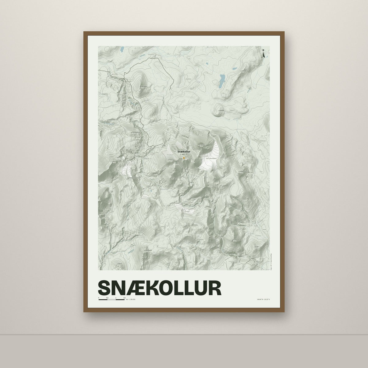 Snækollur – Mosi, okkurgulur