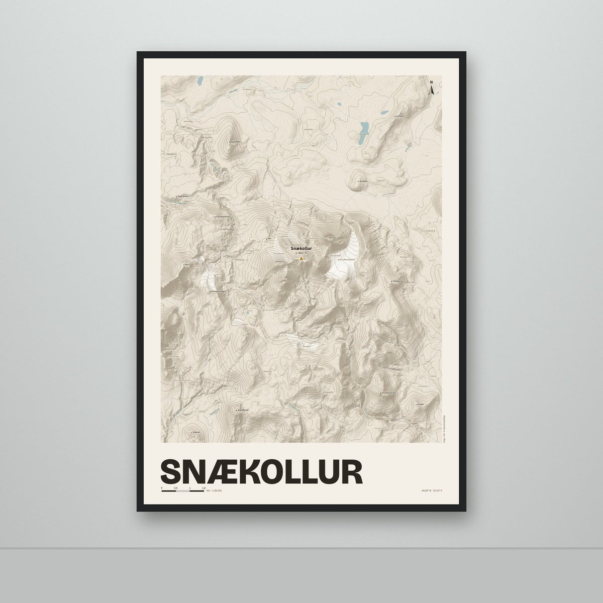 Snækollur – Sandur, okkurgulur