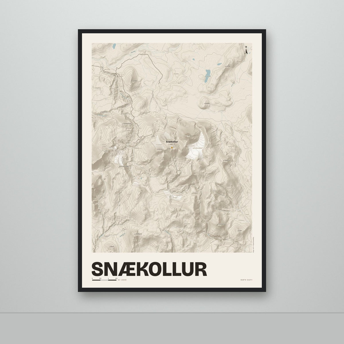 Snækollur – Sandur, okkurgulur
