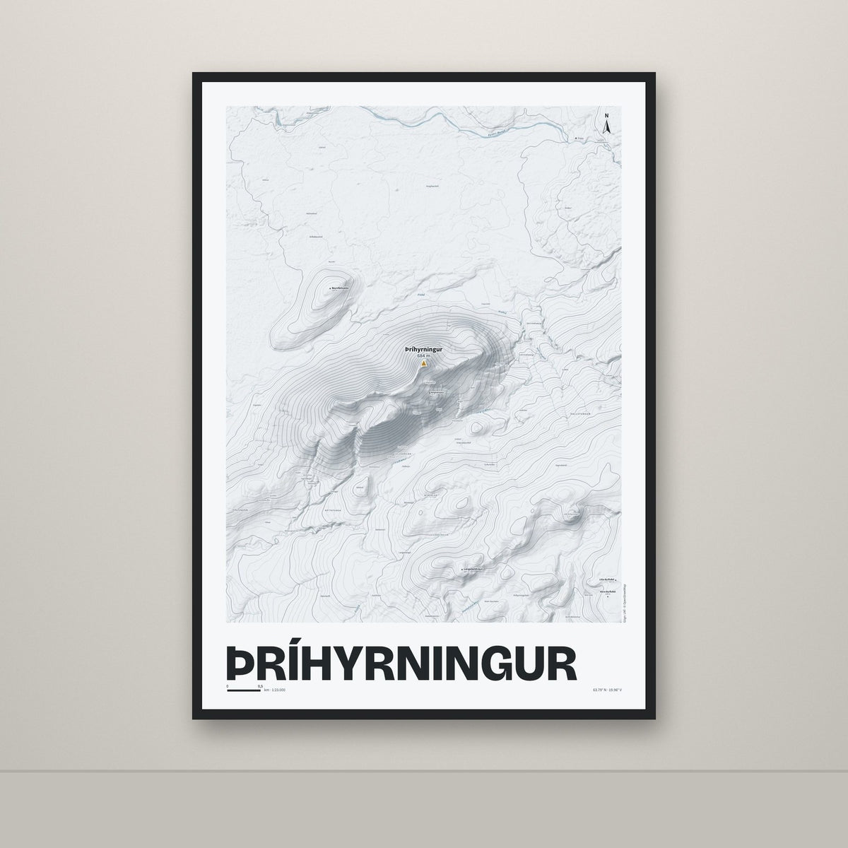 Þríhyrningur – Ljóst, okkurgulur