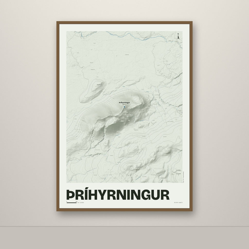 Þríhyrningur – Mosi, blár