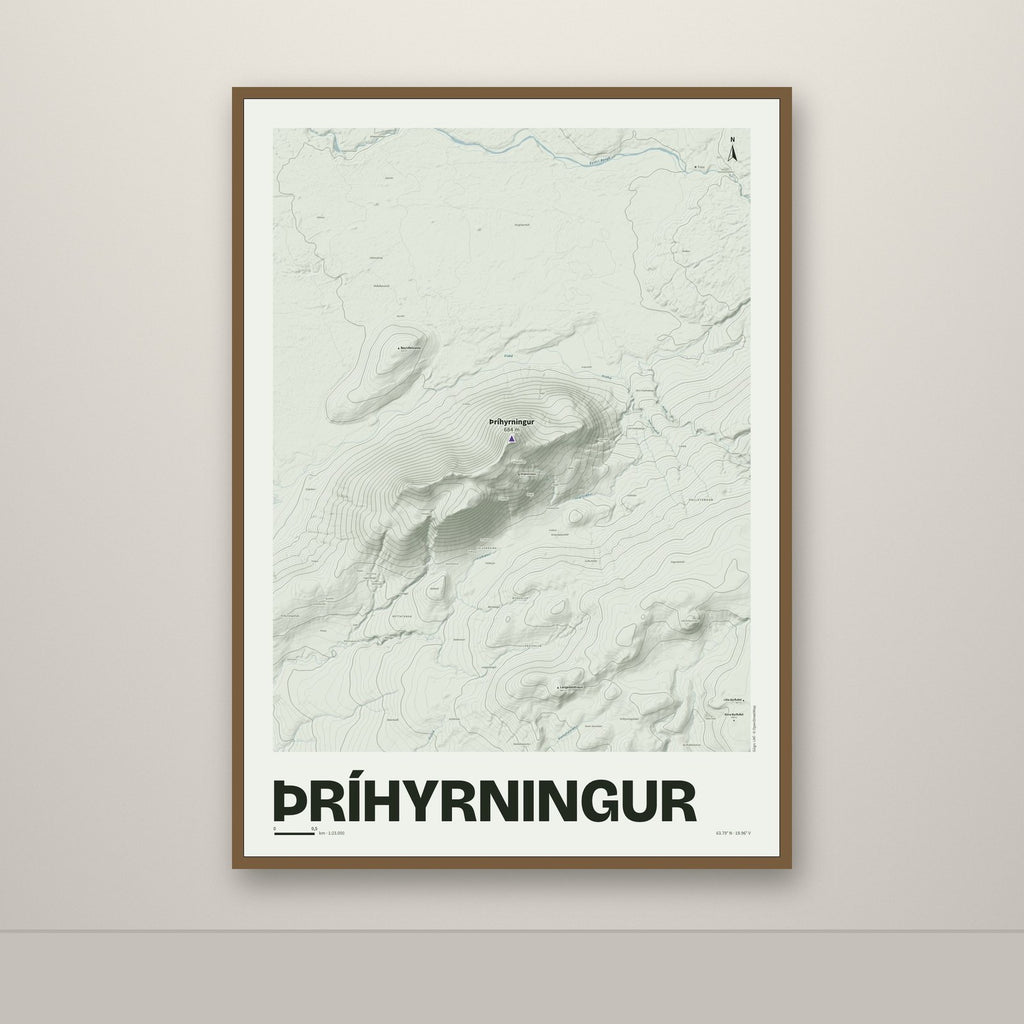 Þríhyrningur – Mosi, lúpínufjólublár