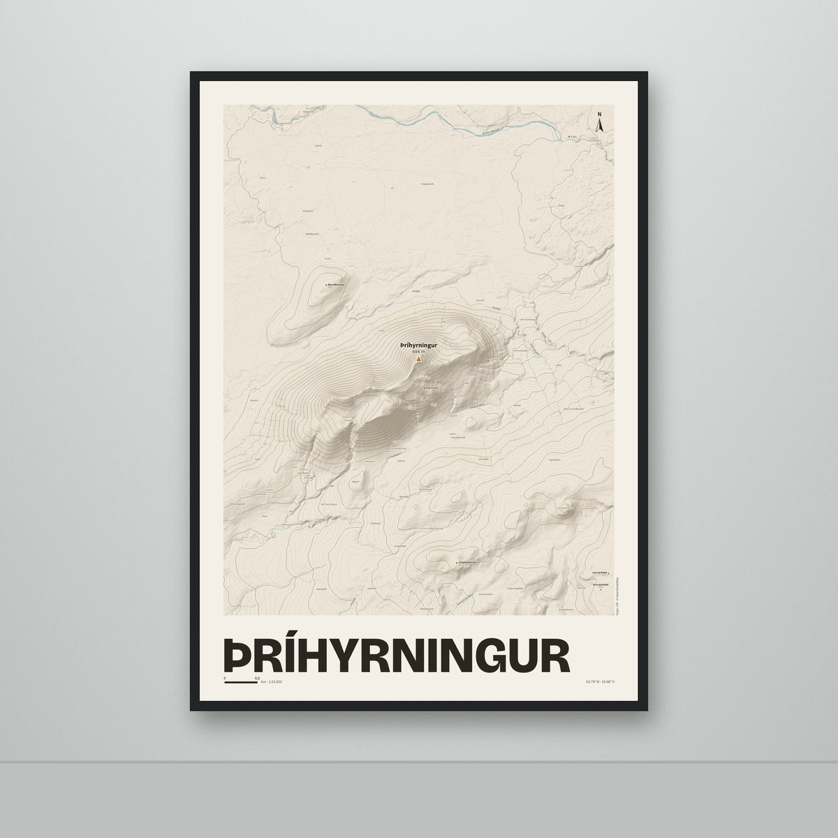 Þríhyrningur – Sandur, okkurgulur