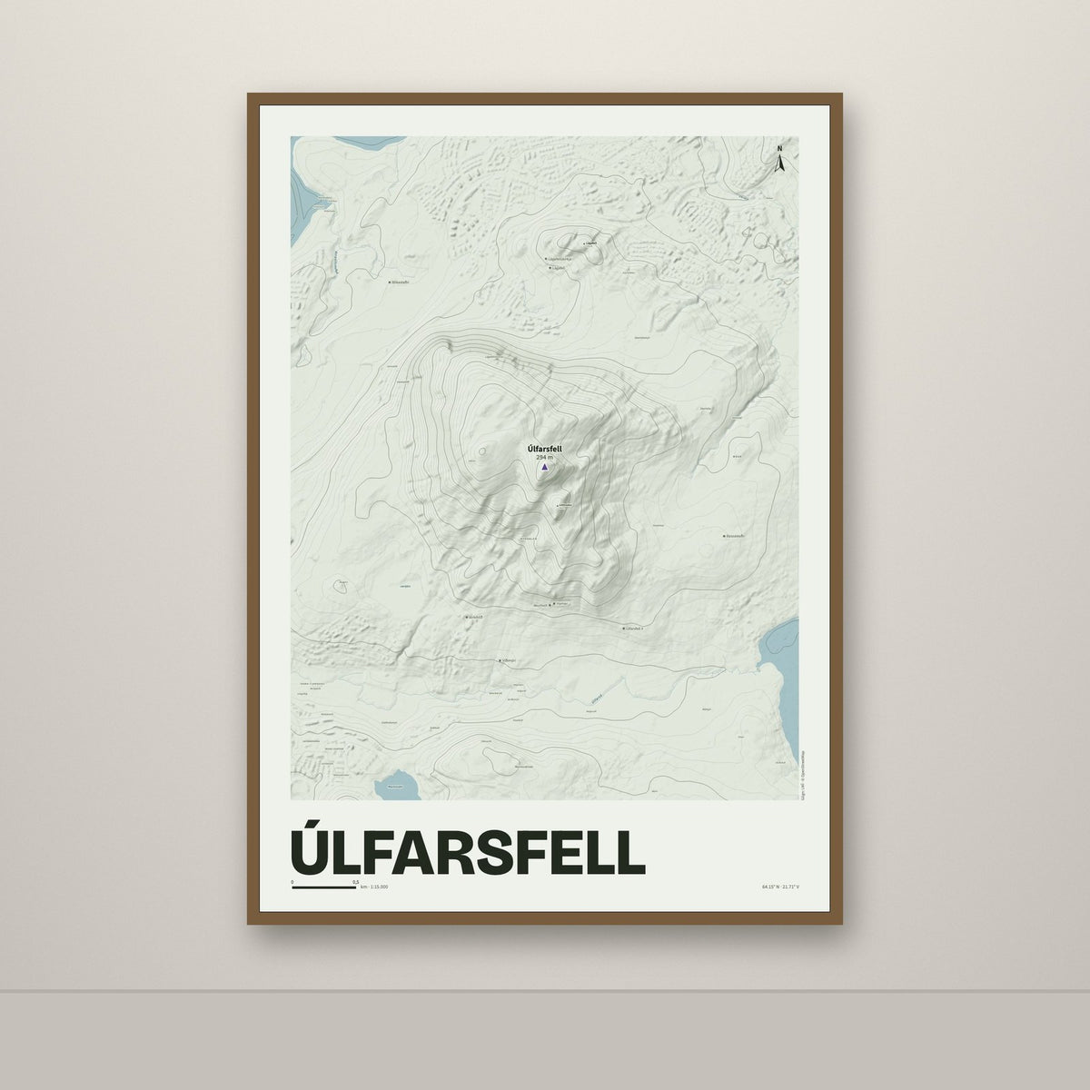 Úlfarsfell – Mosi, lúpínufjólublár