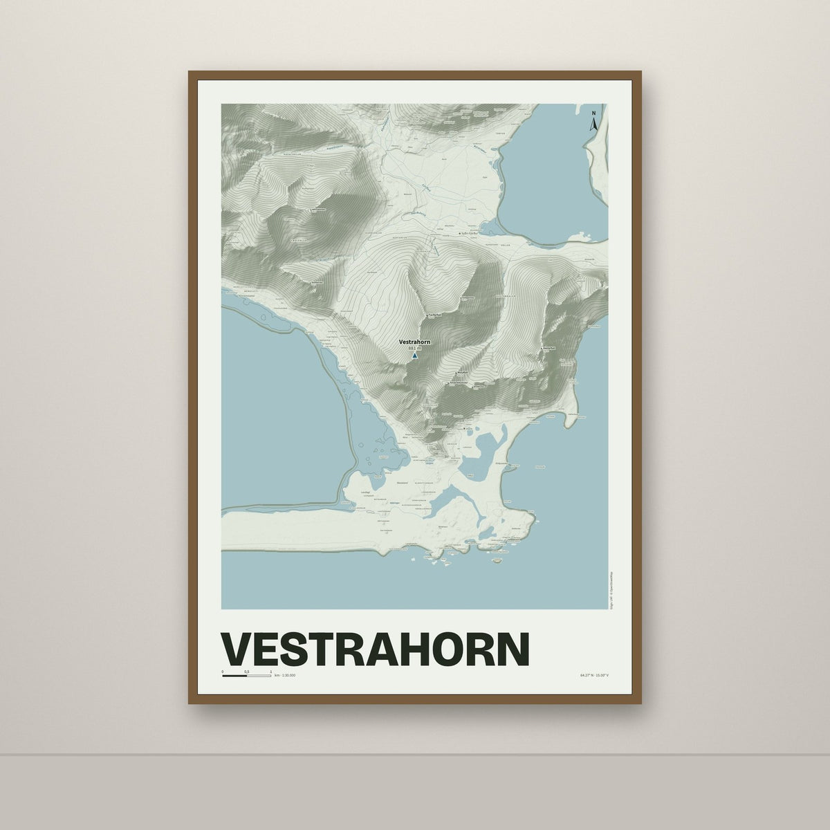Vestrahorn – Mosi, blár