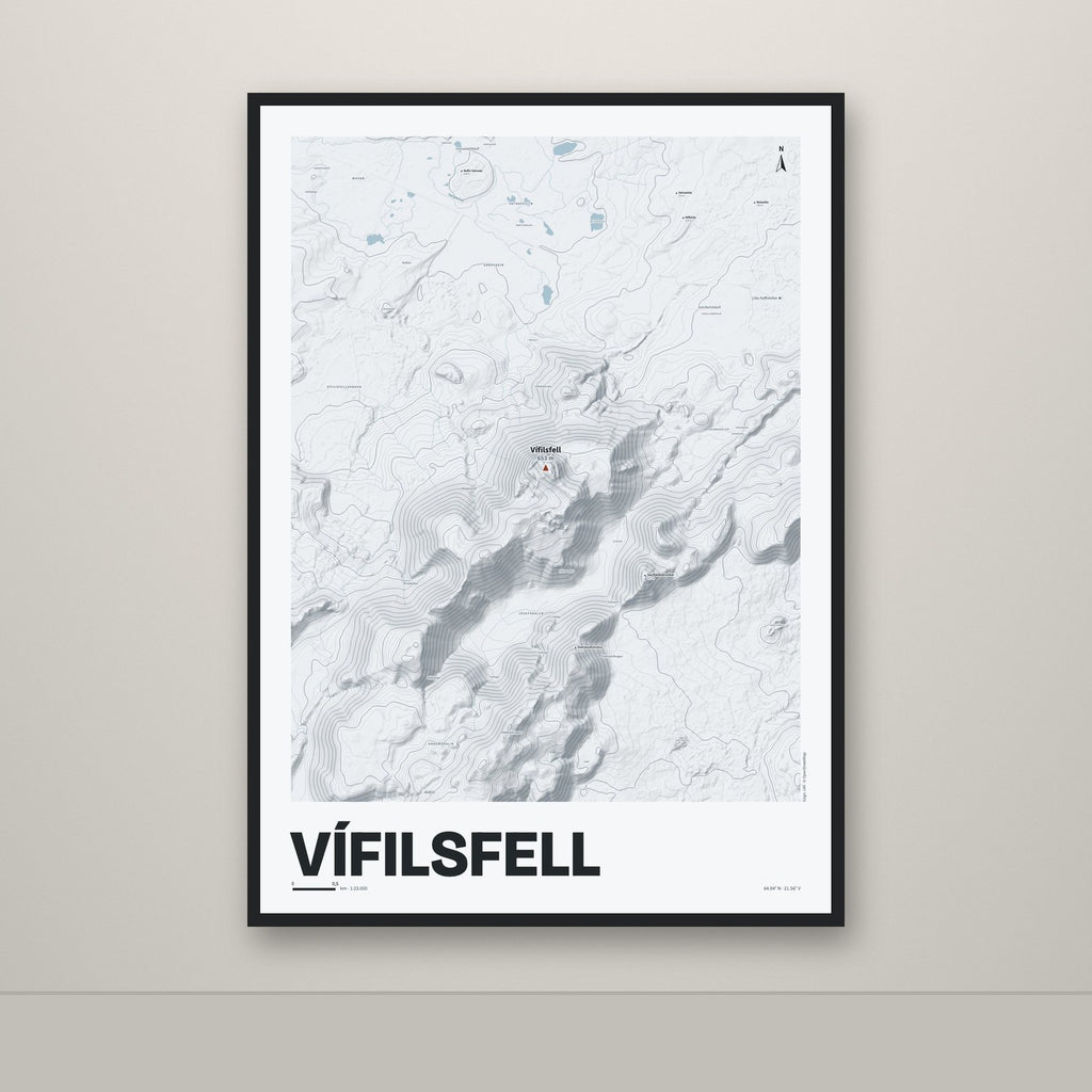 Vífilsfell – Ljóst, rauður