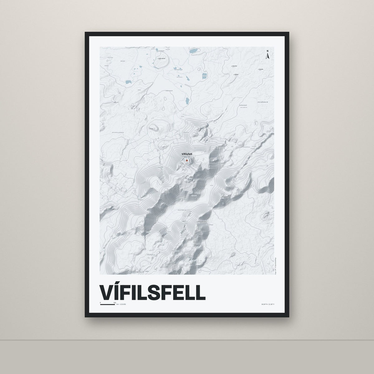 Vífilsfell – Ljóst, rauður