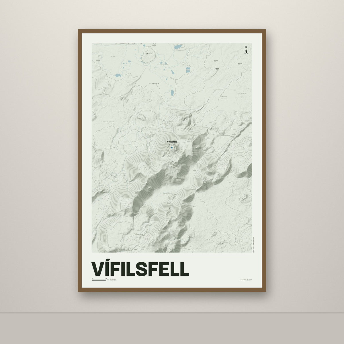Vífilsfell – Mosi, blár