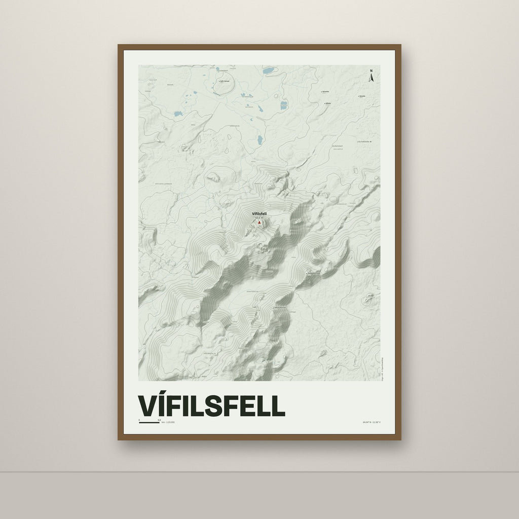 Vífilsfell – Mosi, rauður