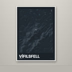 Vífilsfell – Nótt, lúpínufjólublár