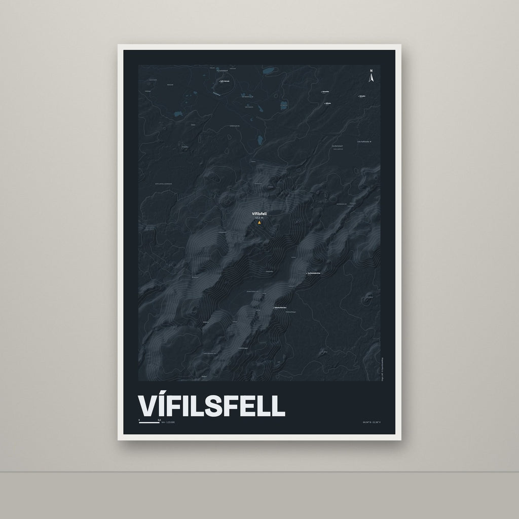 Vífilsfell – Nótt, okkurgulur