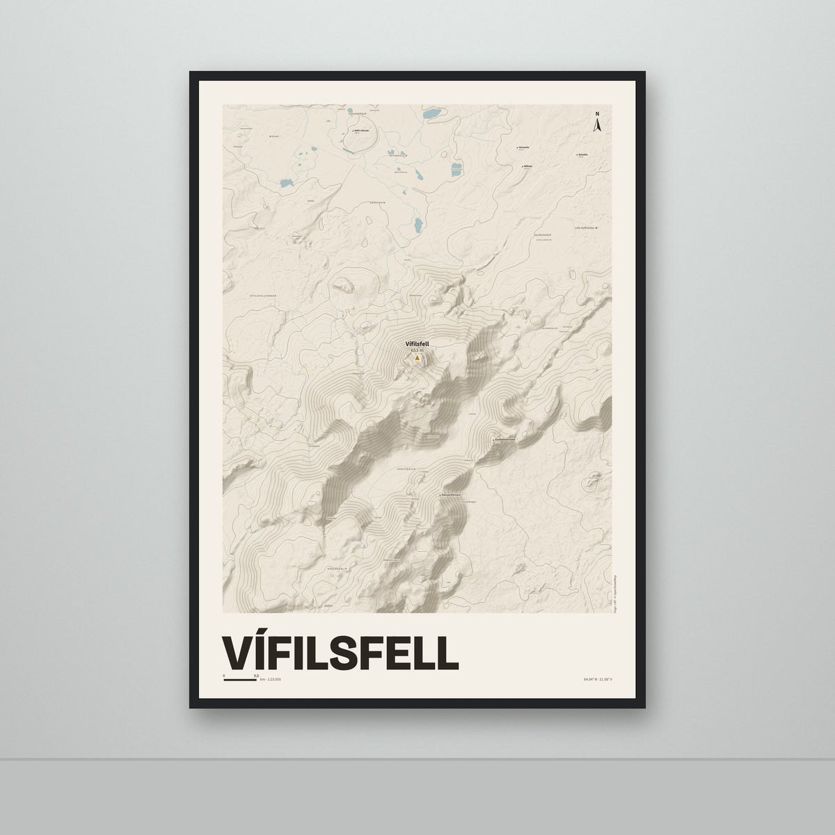 Vífilsfell – Sandur, okkurgulur