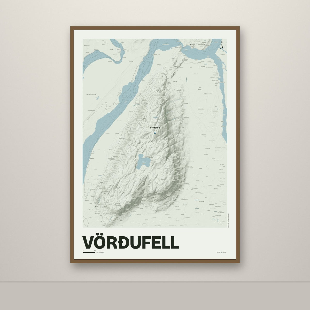Vörðufell – Mosi, blár