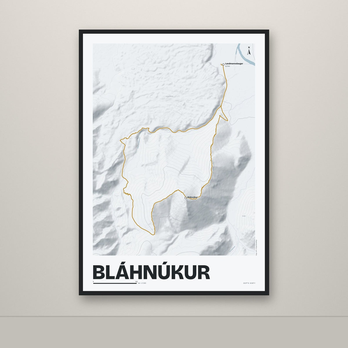 Bláhnúkur – Ljóst, okkurgulur