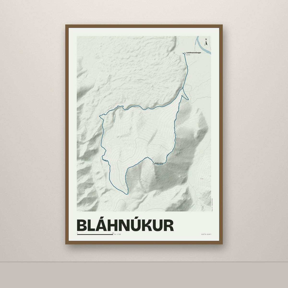 Bláhnúkur – Mosi, blár