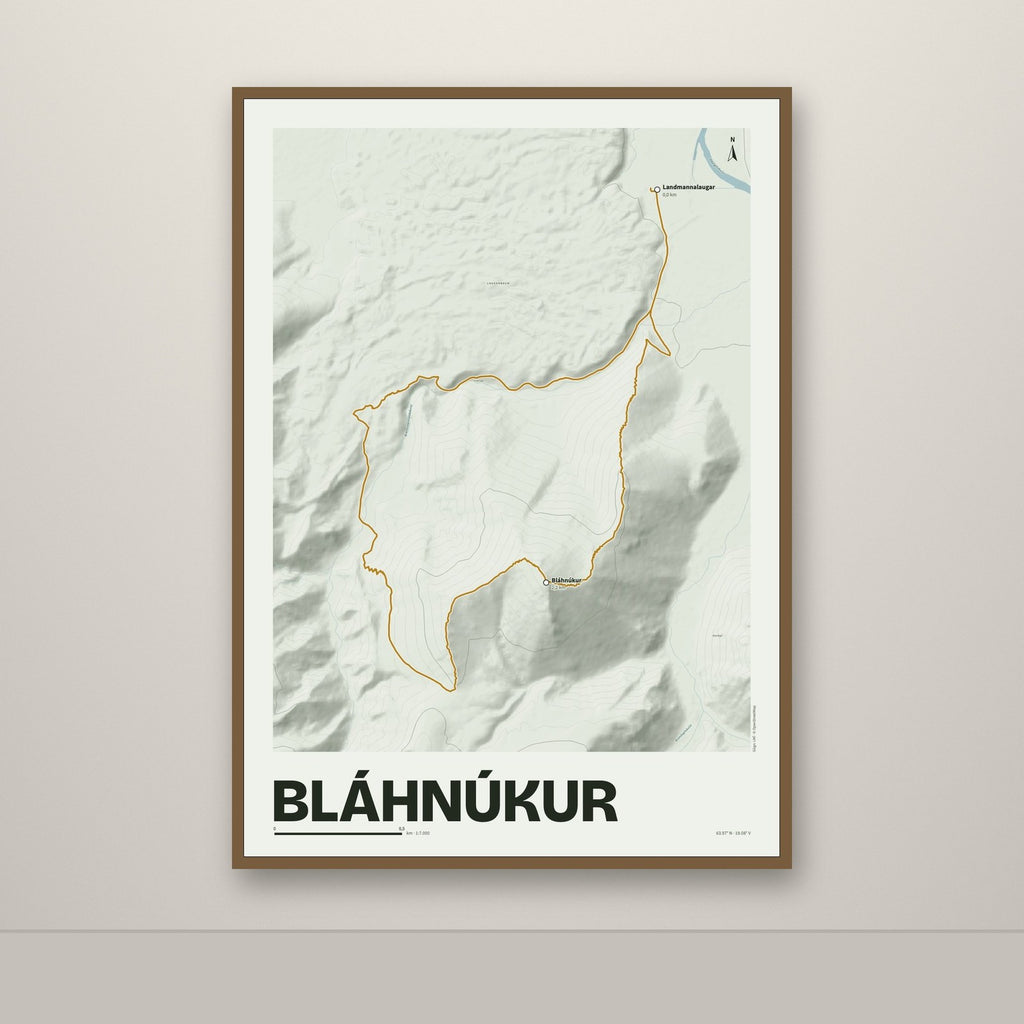 Bláhnúkur – Mosi, okkurgulur