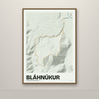 Bláhnúkur – Mosi, okkurgulur