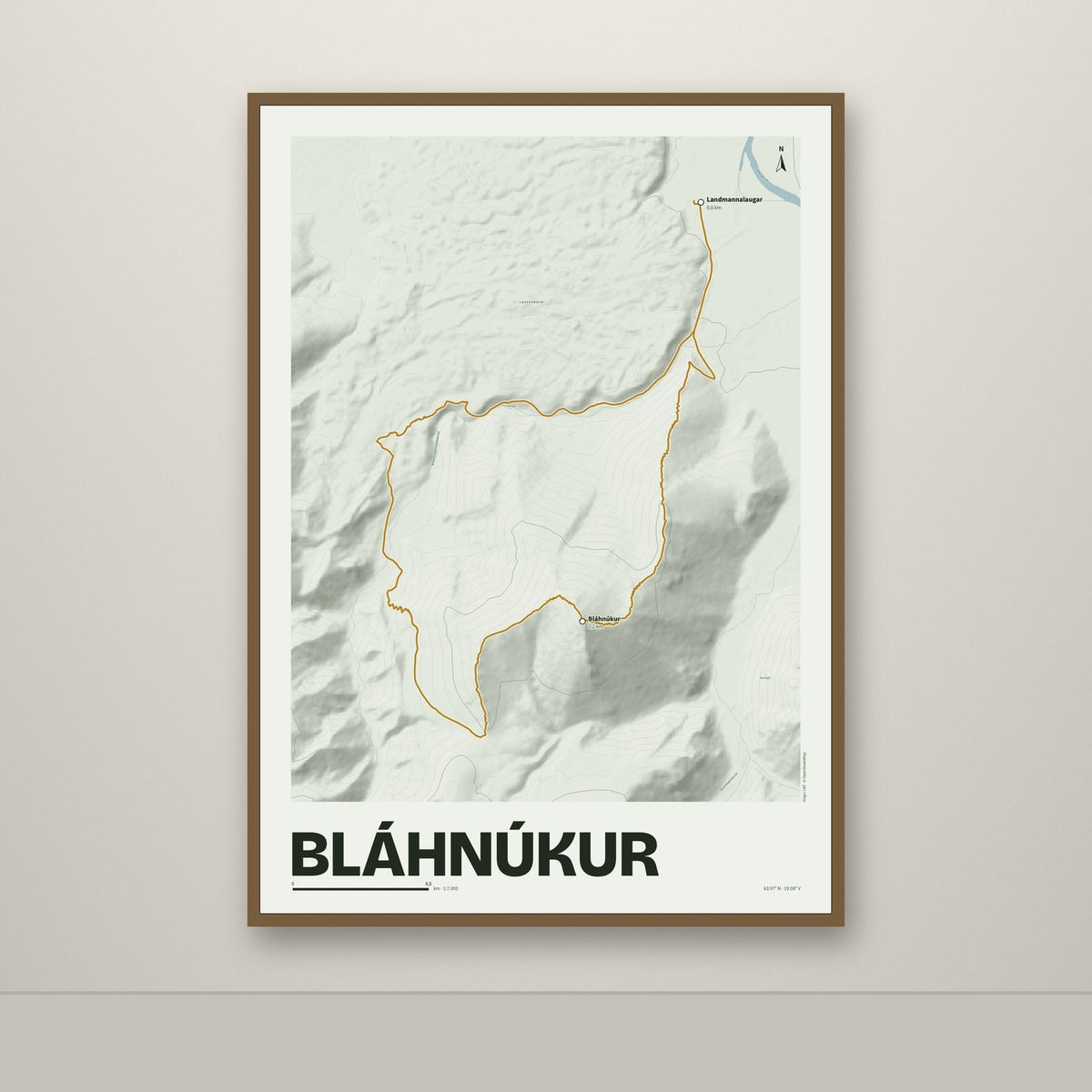 Bláhnúkur – Mosi, okkurgulur