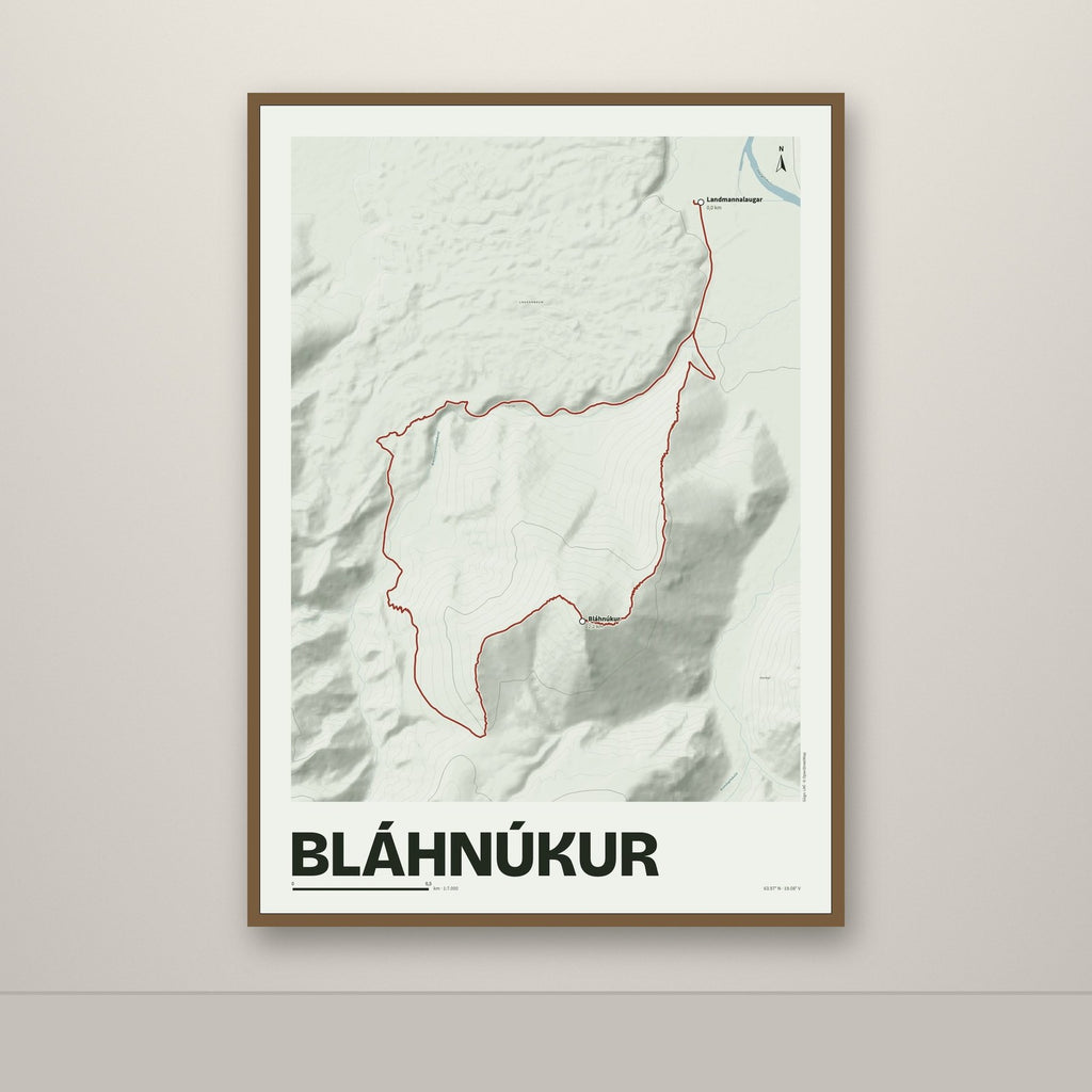 Bláhnúkur – Mosi, rauður
