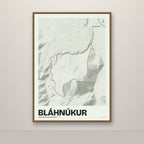 Bláhnúkur – Mosi, rauður