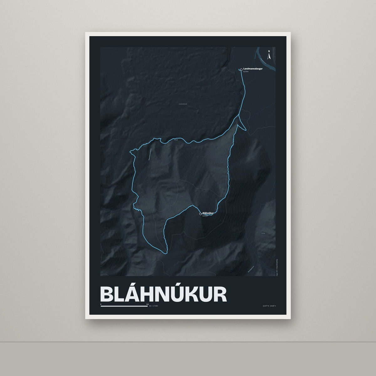 Bláhnúkur – Nótt, blár