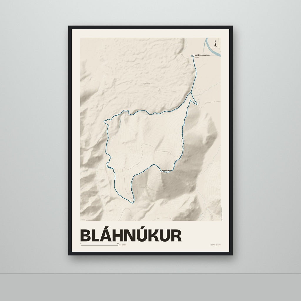 Bláhnúkur – Sandur, blár