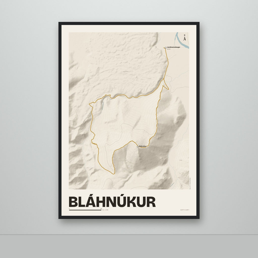 Bláhnúkur – Sandur, okkurgulur
