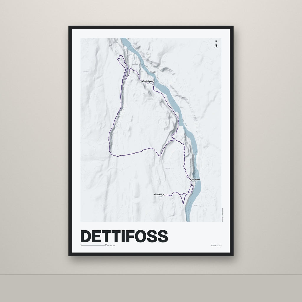 Dettifoss – Ljóst, lúpínufjólublár