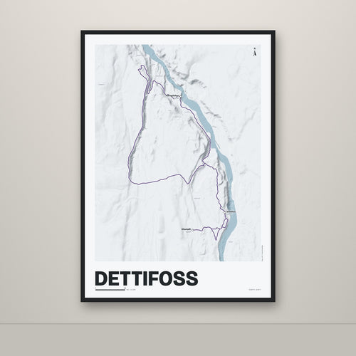 Dettifoss – Ljóst, lúpínufjólublár