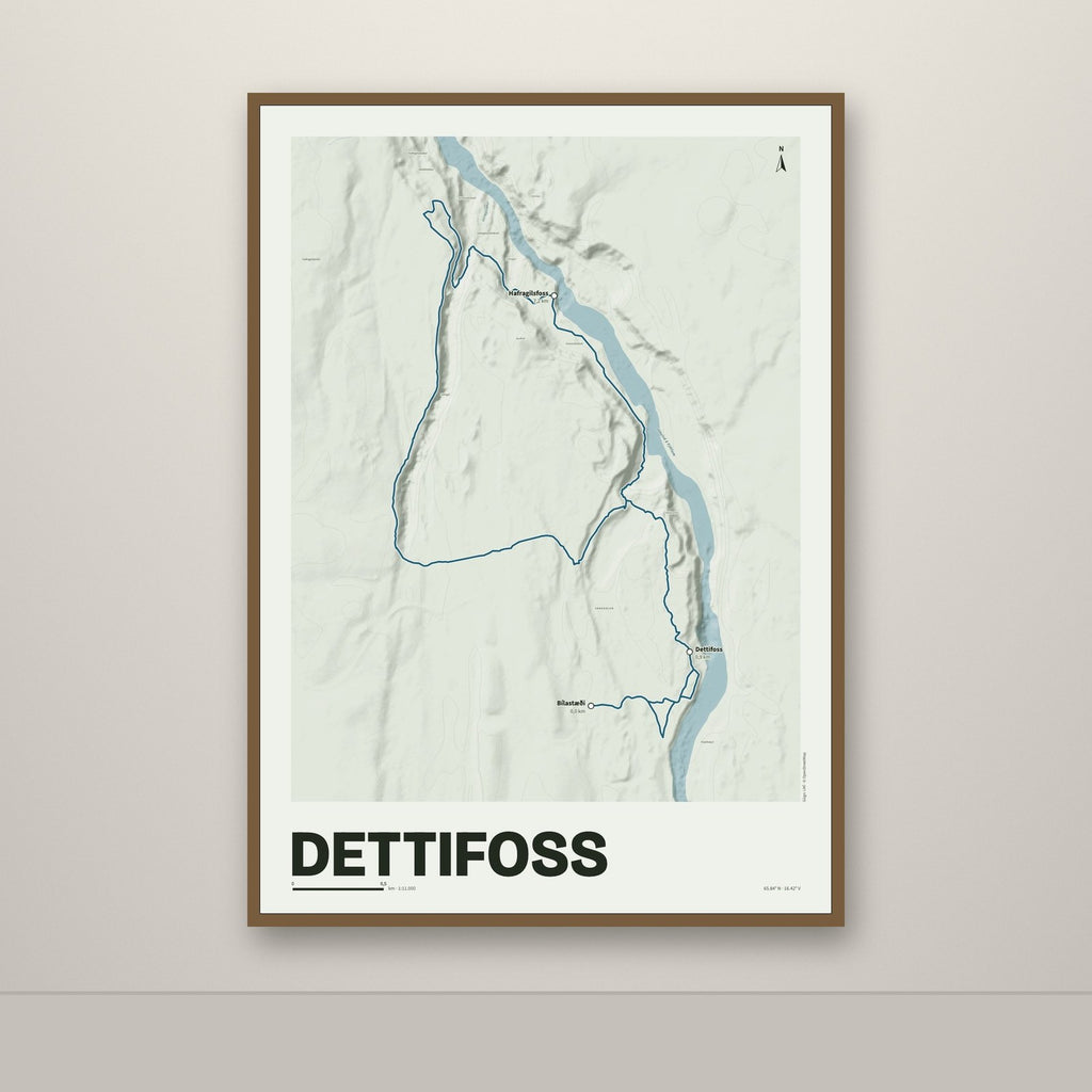 Dettifoss – Mosi, blár