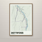 Dettifoss – Mosi, lúpínufjólublár