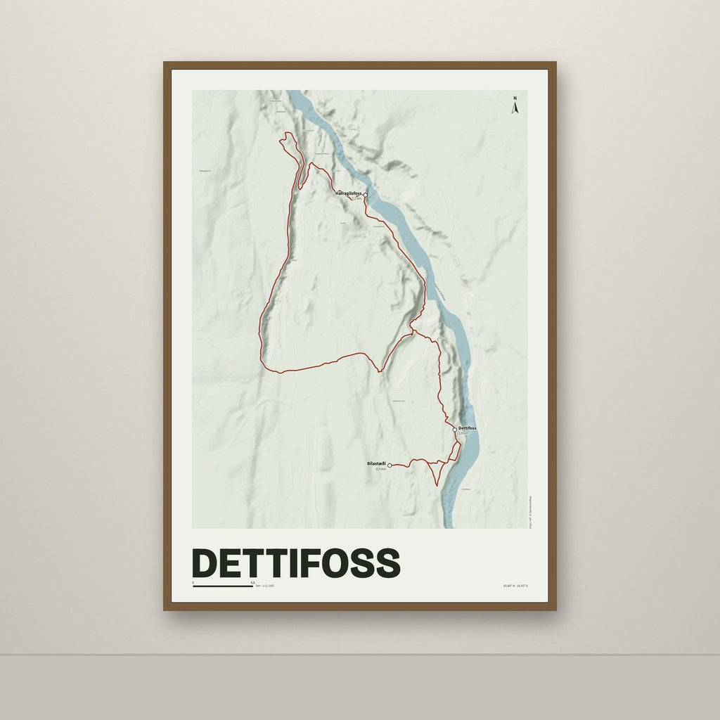 Dettifoss – Mosi, rauður