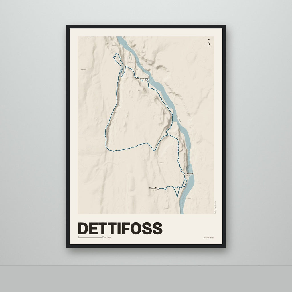Dettifoss – Sandur, blár