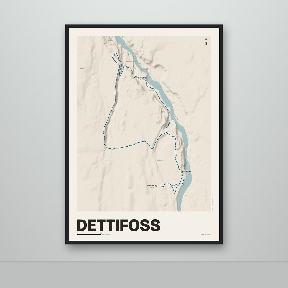 Dettifoss – Sandur, blár