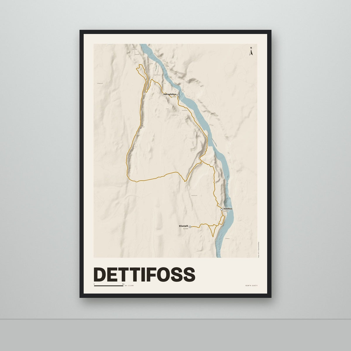 Dettifoss – Sandur, okkurgulur