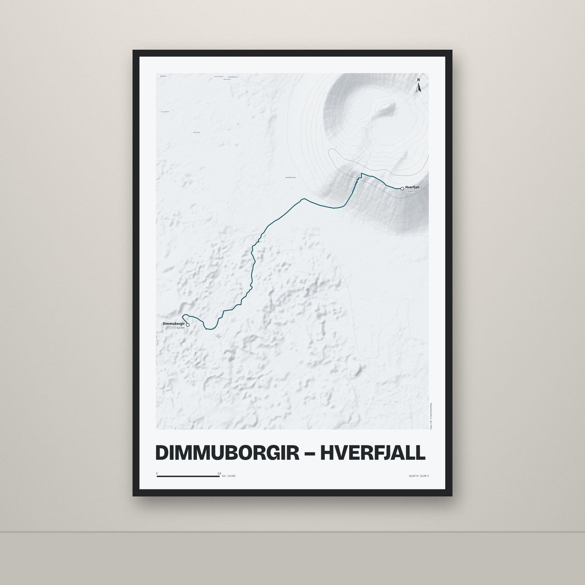 Dimmuborgir – Hverfjall – Ljóst, blár