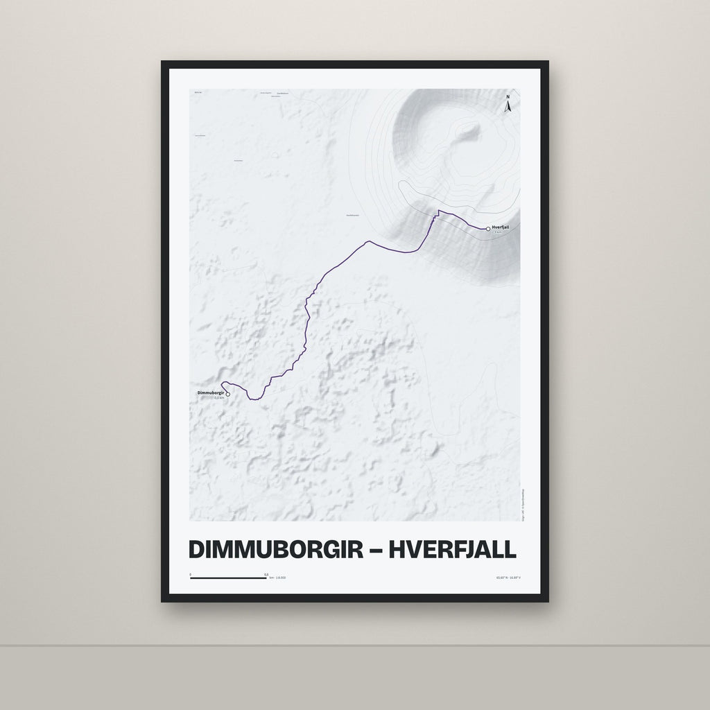 Dimmuborgir – Hverfjall – Ljóst, lúpínufjólublár