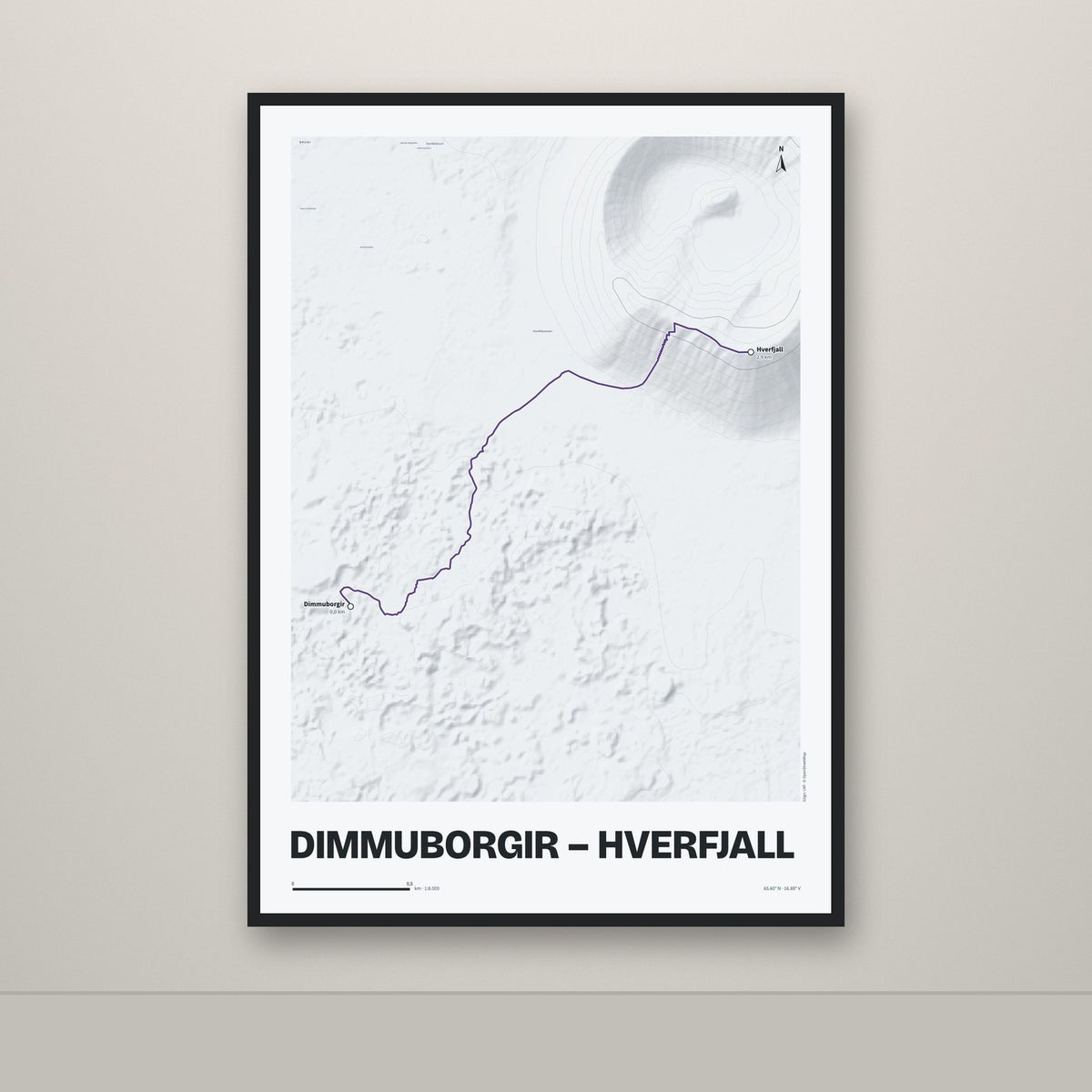 Dimmuborgir – Hverfjall – Ljóst, lúpínufjólublár