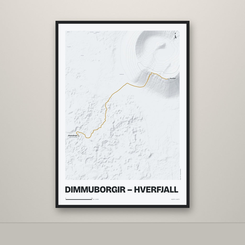 Dimmuborgir – Hverfjall – Ljóst, okkurgulur