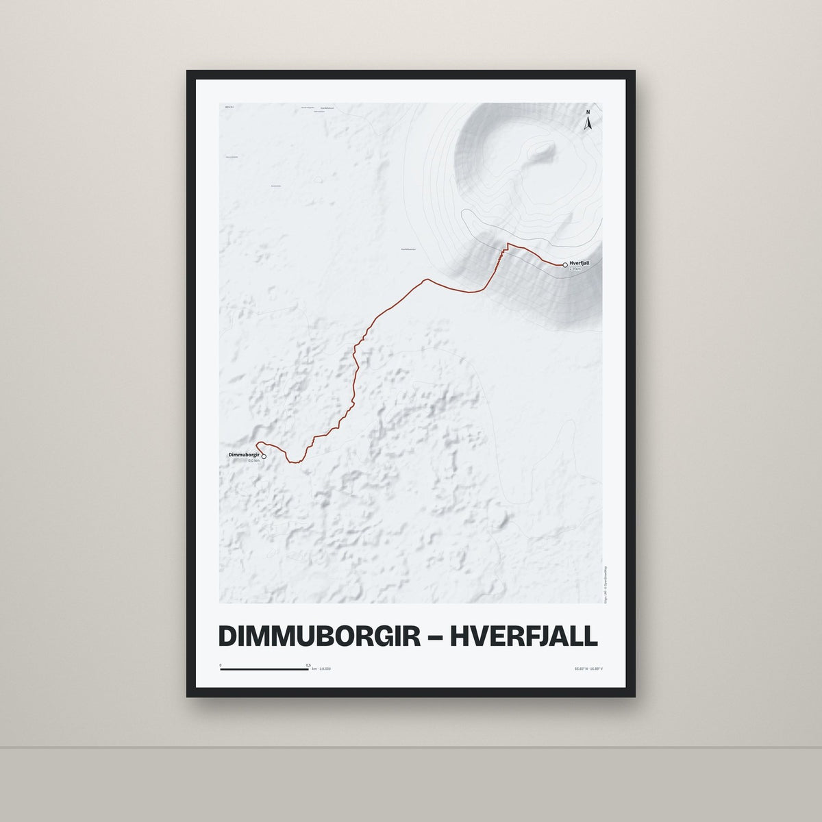 Dimmuborgir – Hverfjall – Ljóst, rauður