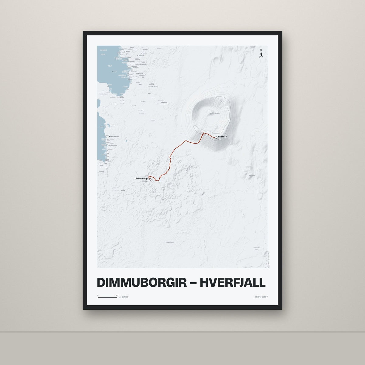 Dimmuborgir – Hverfjall – Ljóst, rauður