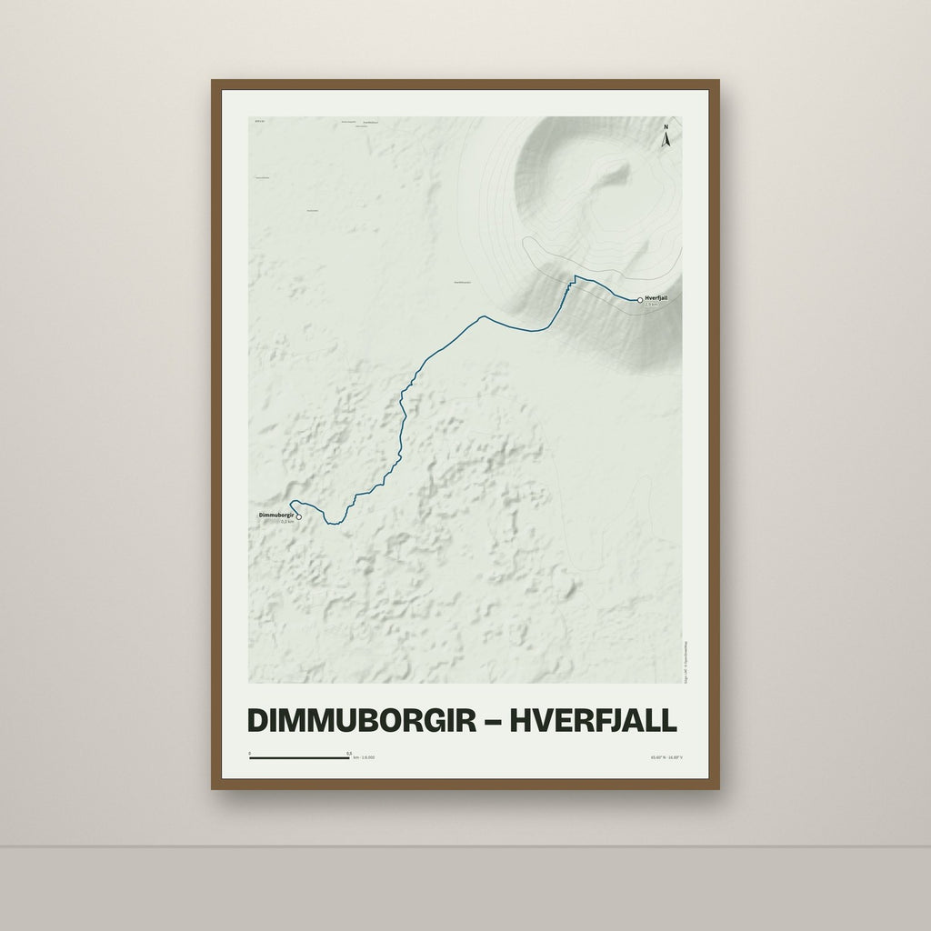 Dimmuborgir – Hverfjall – Mosi, blár