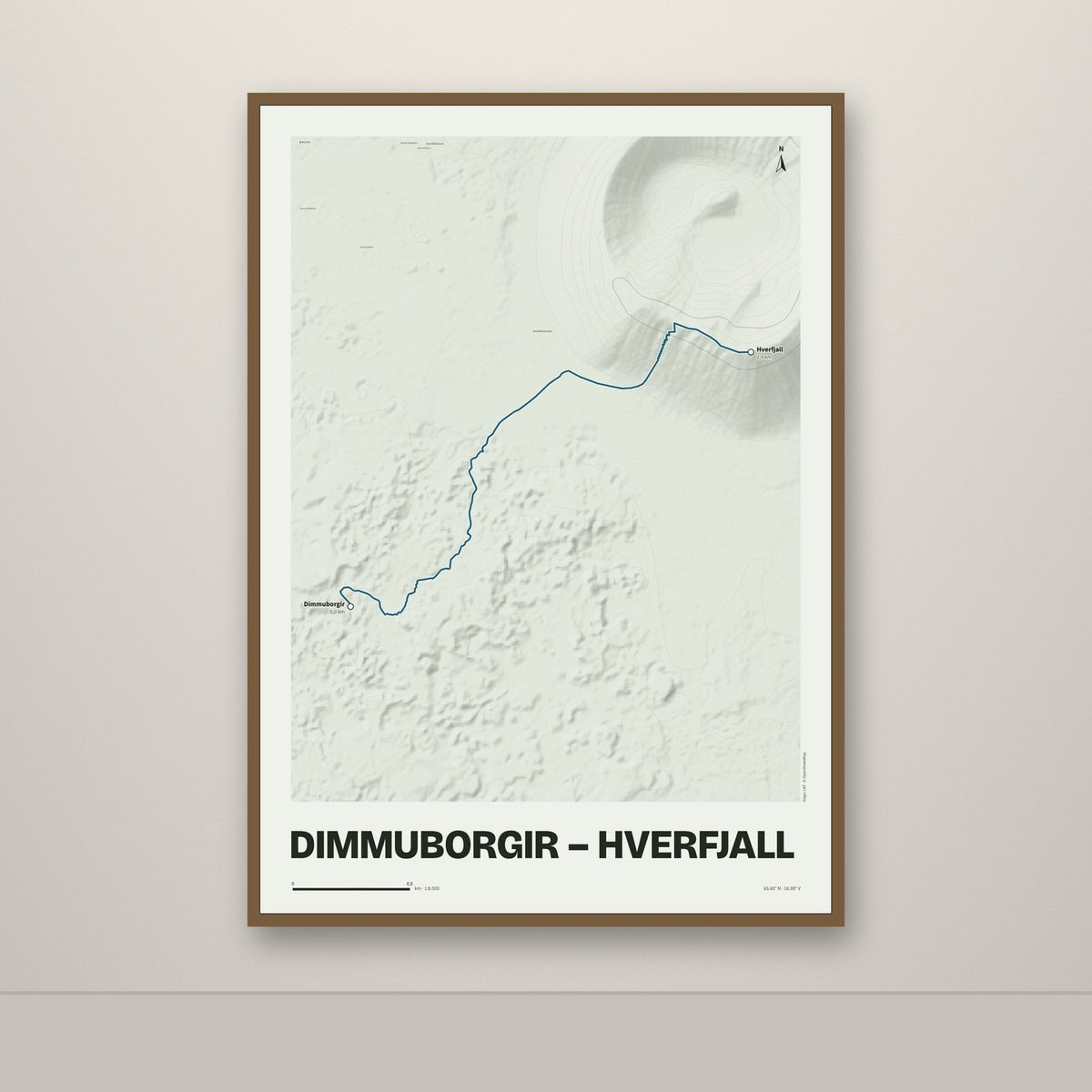 Dimmuborgir – Hverfjall – Mosi, blár