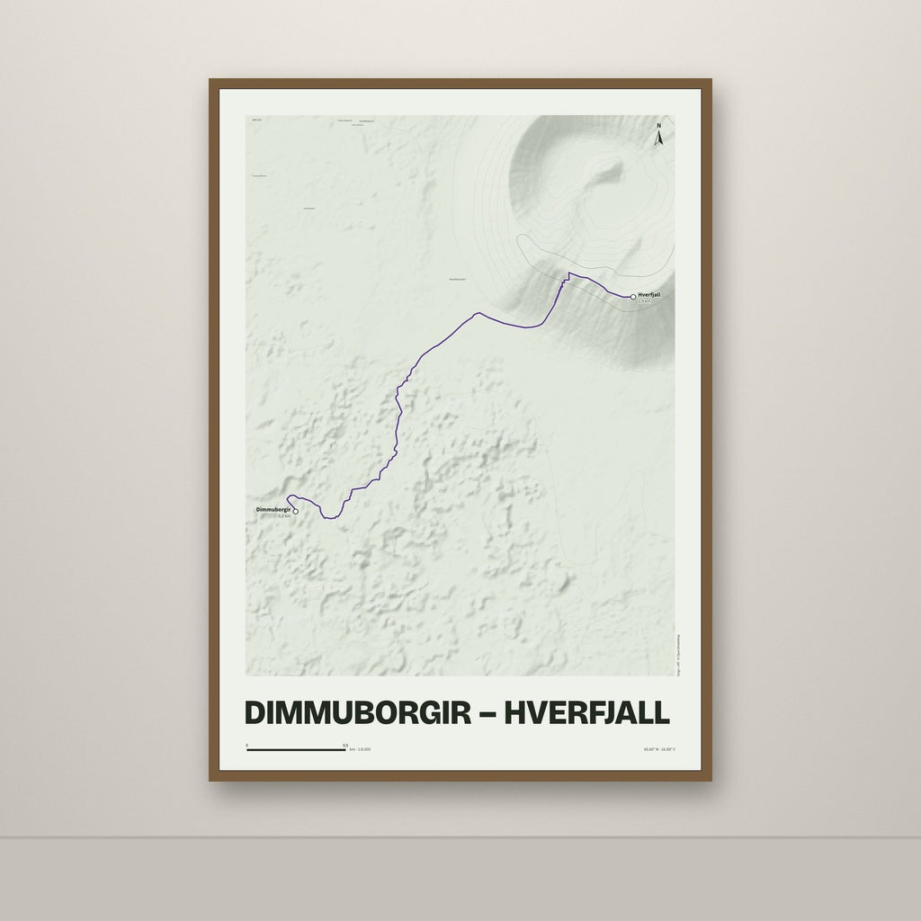 Dimmuborgir – Hverfjall – Mosi, lúpínufjólublár