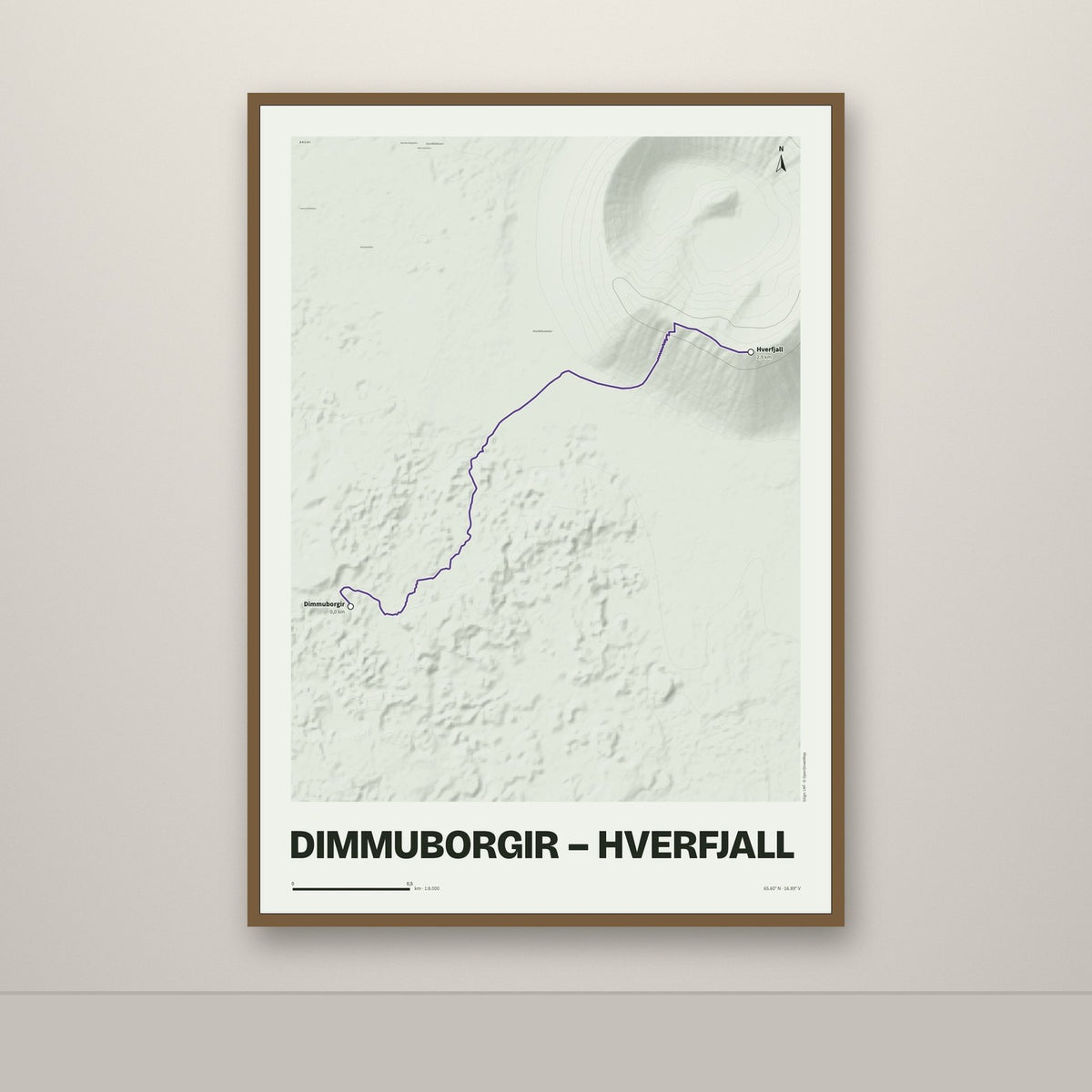 Dimmuborgir – Hverfjall – Mosi, lúpínufjólublár
